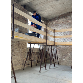 Folding jack 'Universal' U1500 | galvanized